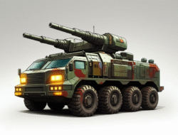 Alat transportasi Tentara Hebat serta Teknologi yang  dipakai