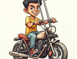 Gaya Perubahan Motor Retro di Golongan Anak Belia