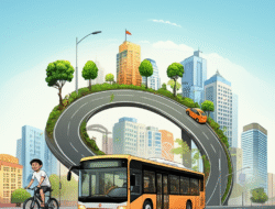 Pengembangan pengangkutan ramah kawasan di perkotaan