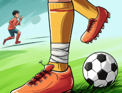 Studi Kasus Cedera Pergelangan Kaki pada Atlet Sepak Bola dan Pencegahannya