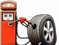 Akibat Titik berat Angin Ban  kepada Makan BBM