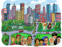 Efek urbanisasi  kepada kawasan serta kualitas hidup publik