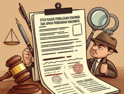 Studi Kasus Pemalsuan Dokumen dan Upaya Penegakan Hukumnya